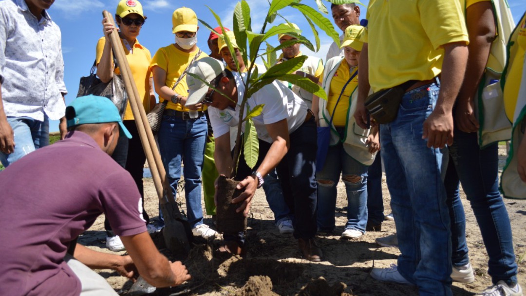 Ciclistas realizan 'BiciSiembra' en Barranquilla