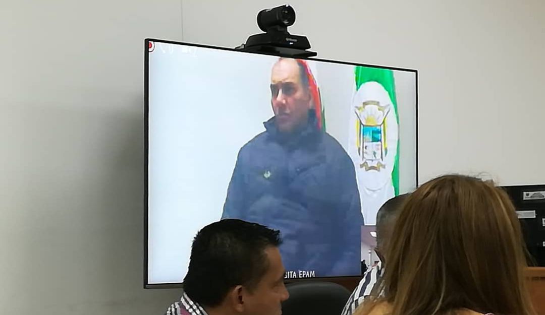 Momentos de la audiencia preparatoria del atentado en estación San José