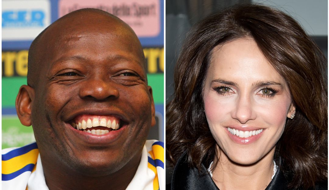 Faustino Asprilla y Paola Turbay