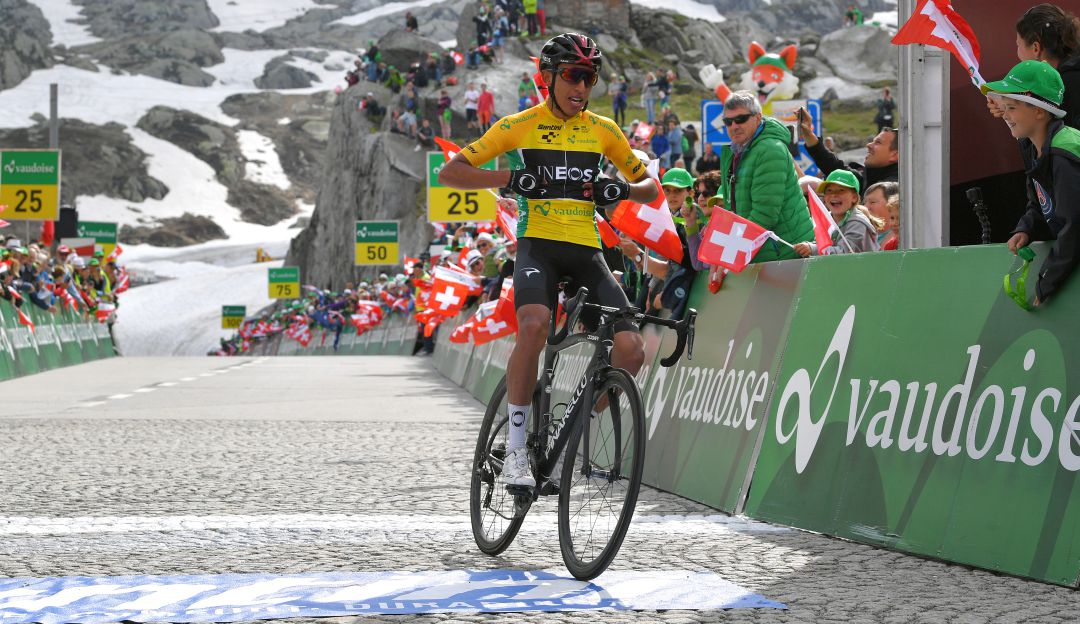Ciclismo colombiano: Egan Bernal se impone en la séptima etapa de la Vuelta a Suiza