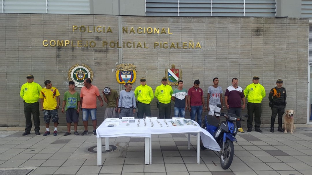 Los "Isleños" caen en poder de las autoridades en Ibagué