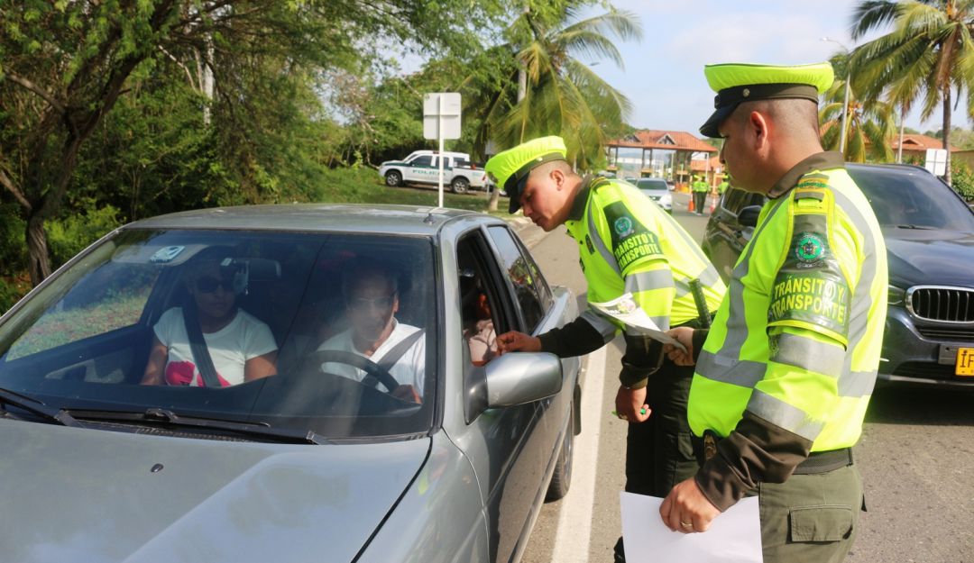 Operativos de seguridad vial: Operativos de seguridad vial en puntos de ingreso a Cartagena de Indias