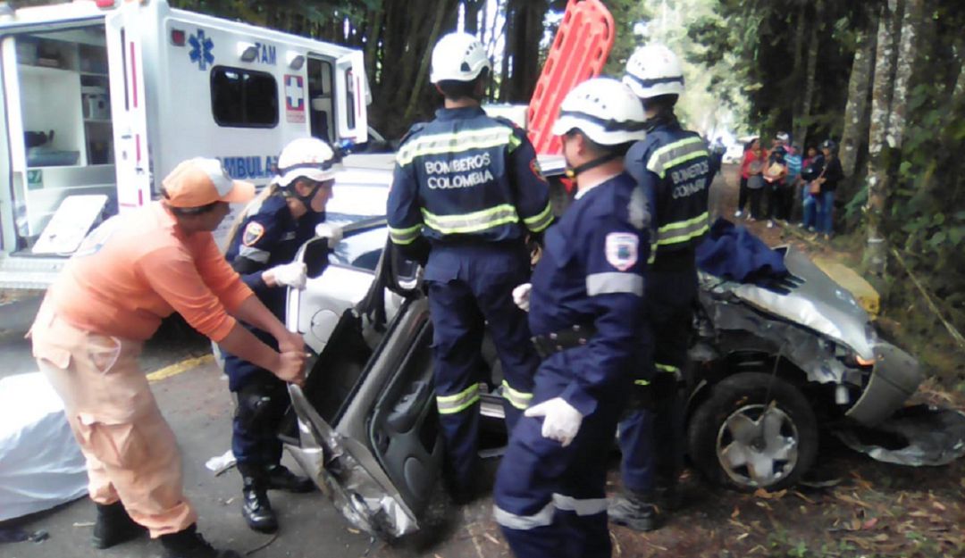 Accidente de tránsito en carreteras del norte del Tolima
