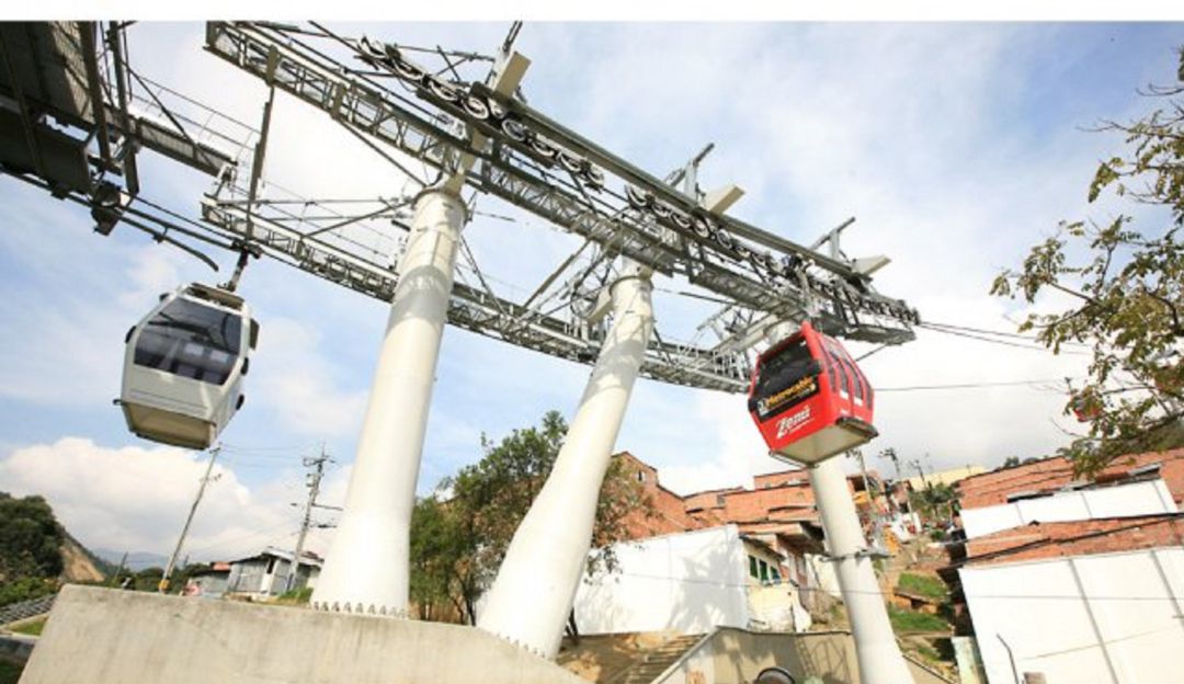 METROCABLE LINEA K MANTENIMIENTO: El Metrocable línea K en Medellín vuelve a prestar servicio