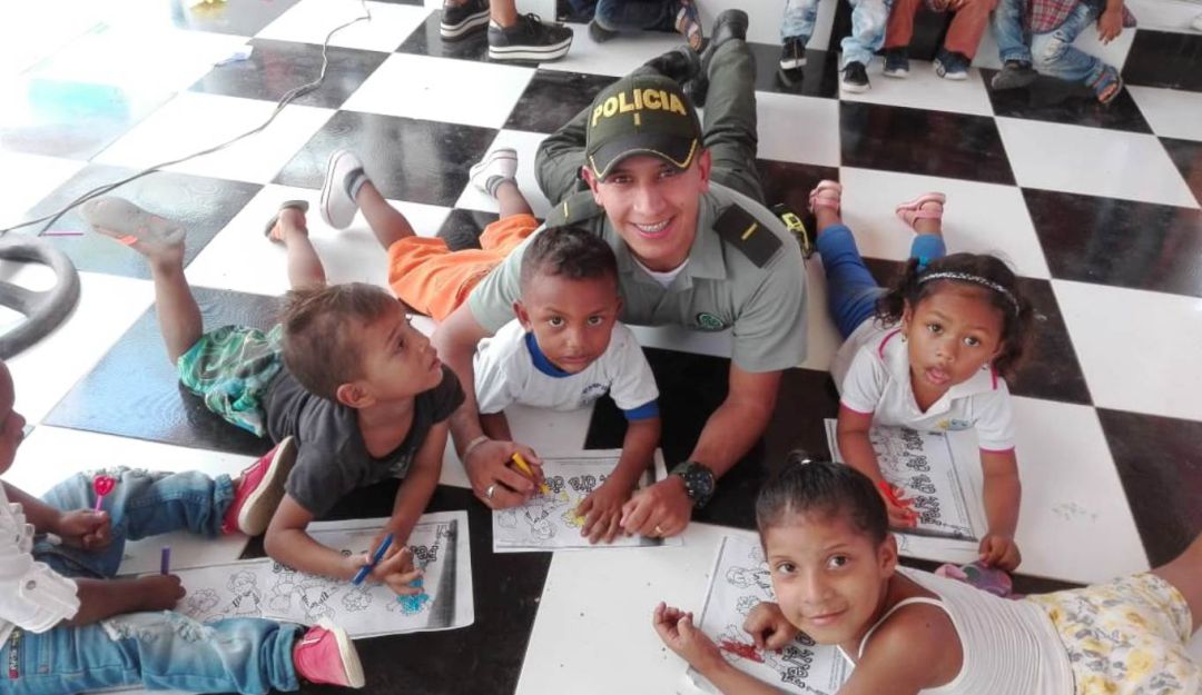 Labor social de la Policía en Bolívar: Sergio Fonseca: un amigo en la Policía de Bolívar
