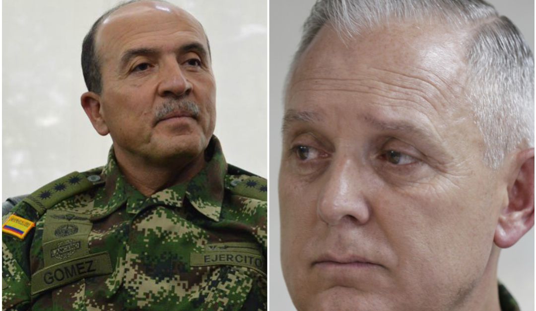 General Ricardo Gómez y general Alberto Mejía.