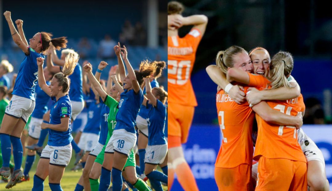Fútbol femenino: Italia y Holanda las sorpresas en los cuartos de final del Mundial Femenino