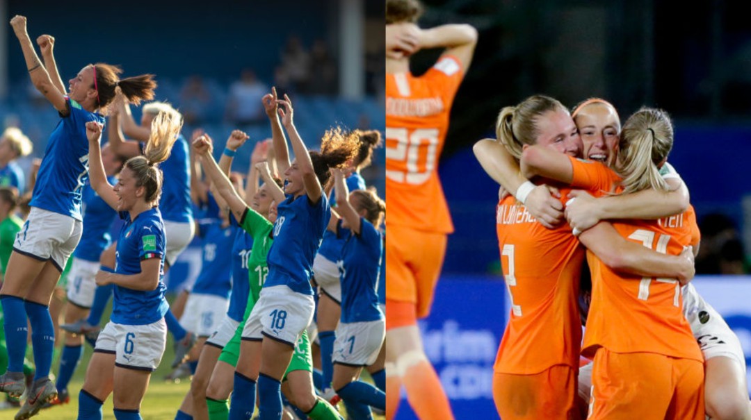 Italia y Holanda, sorpresas en los cuartos de final del Mundial Femenino
