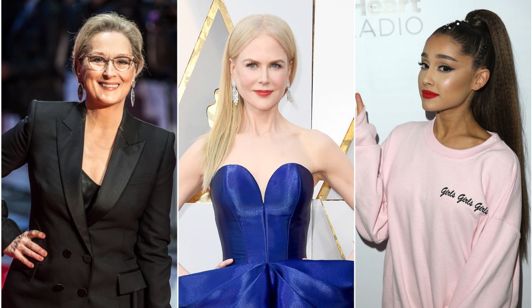Meryl Streep, Nicole Kidman y Ariana Grande