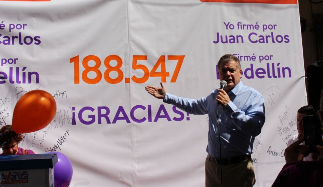elecciones regionales 2019, aspirantes a la alcaldía de Medellín: Medellín no necesita candidatos con respaldos: Juan Carlos Vélez