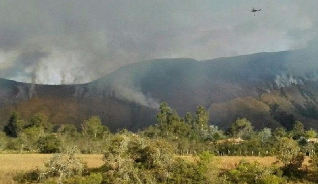 Incendio en Villa de Leyva