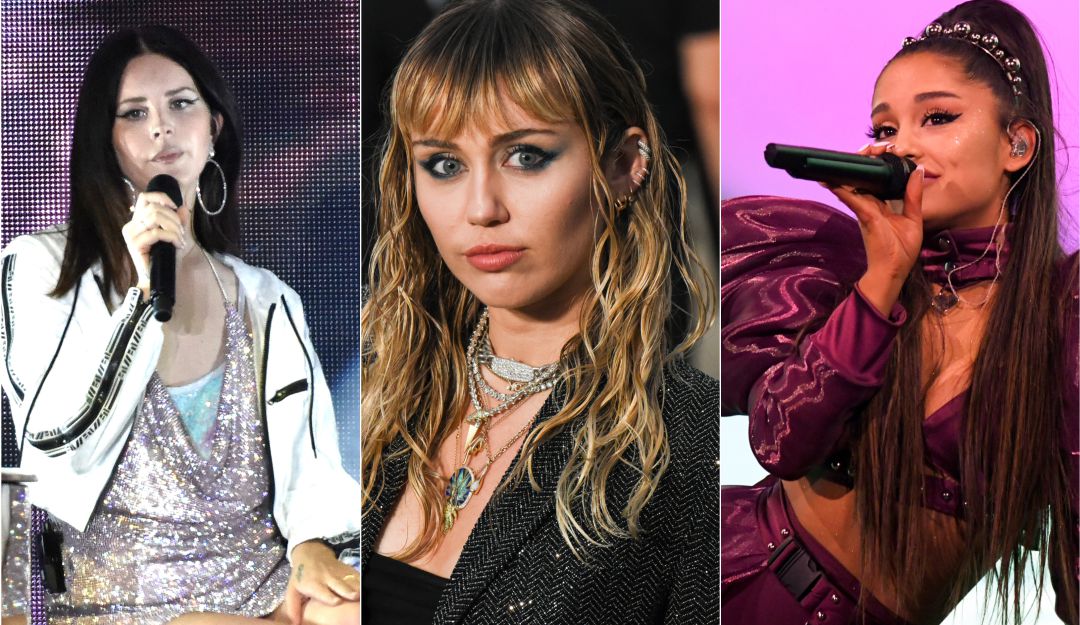 Lana Del Rey, Miley Cyrus y Ariana Grande