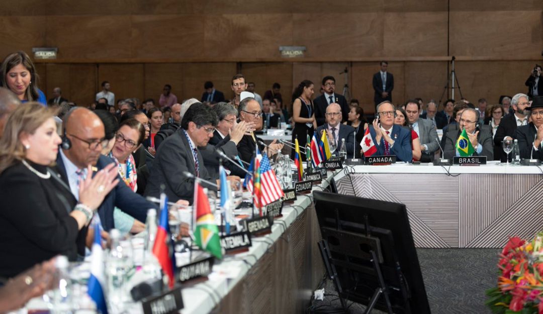 Asamblea General de la OEA, apoyos a Nicolás Maduro, protestas en la OEA: Países que apoyan a Maduro se retiraron de la plenaria de la OEA