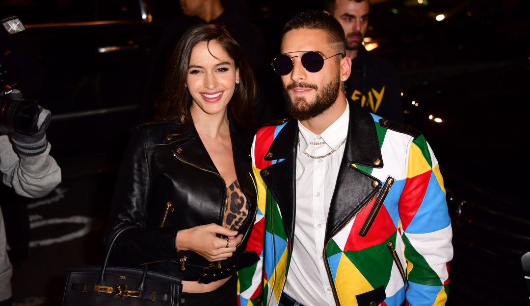 Natalia Barulich y Maluma