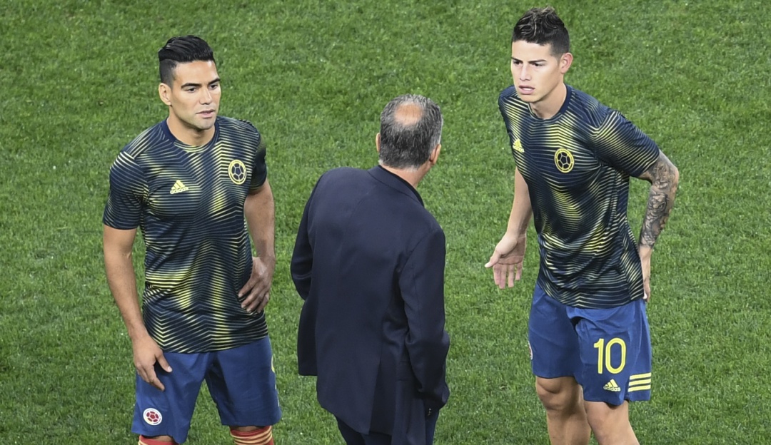 Falcao García, Carlos Queiroz y James Rodríguez