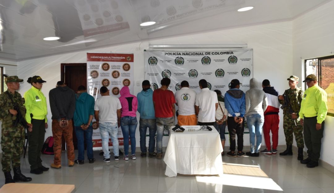 Capturas en Risaralda: Desmantelado grupo que expendía drogas en colegios de Belén de Umbría
