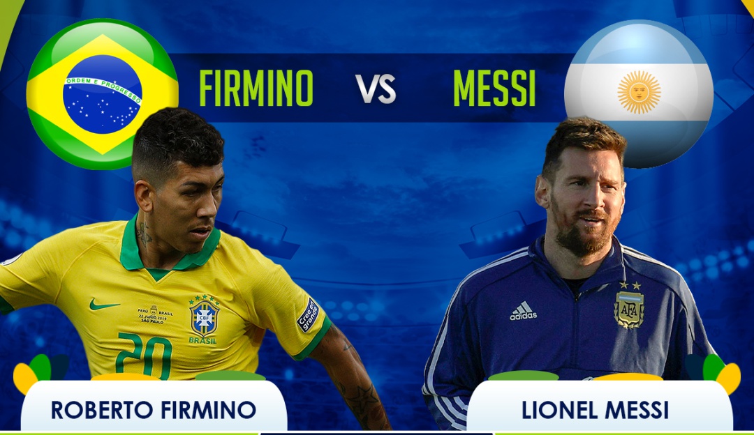 Firmino Messi semifinal Copa América Brasil Argentina: Firmino Vs. Messi, promesa de gol en el Superclásico