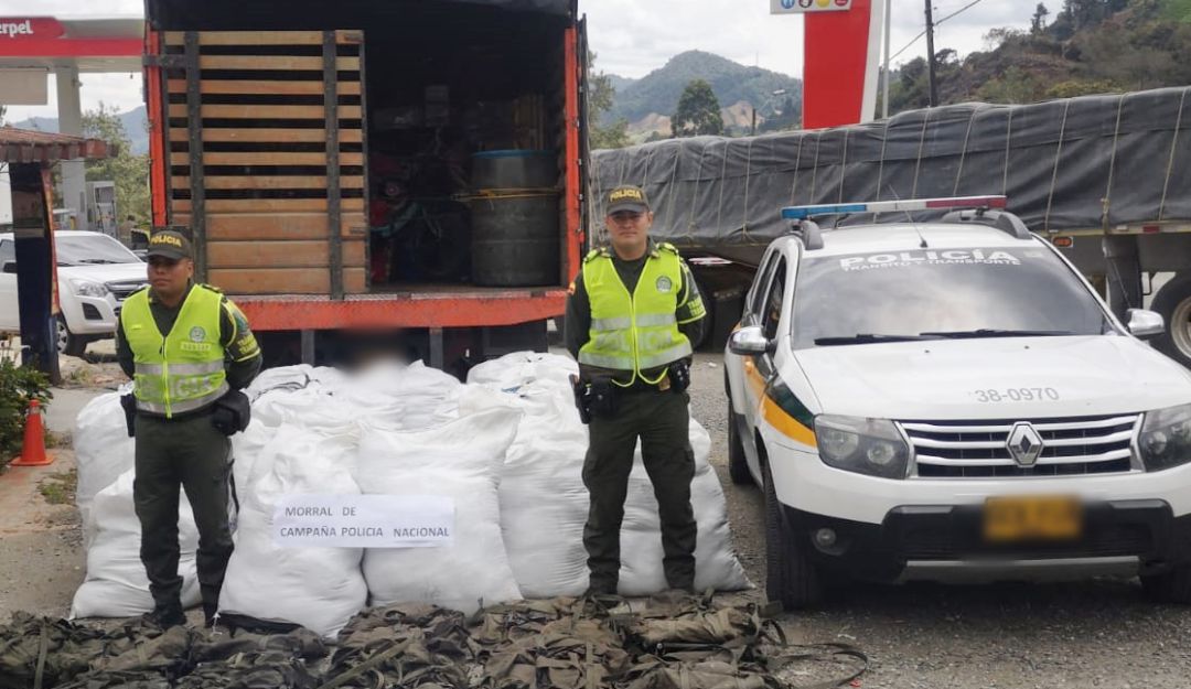 Incautan material de uso de las Fuerzas Militares en Urabá