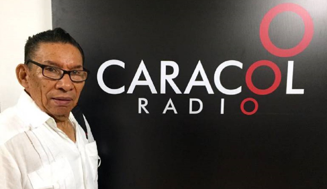 Pedro "Ramayá" Beltrán en reciente visita a Caracol Radio