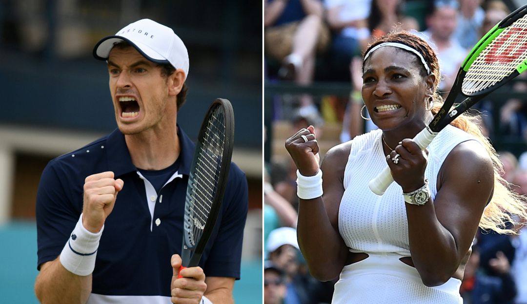 Grand Slam: Murray y Serena jugarán junto el torneo de mixtos en Wimbledon