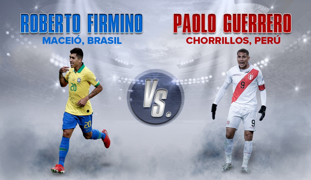 Firmino Guerrero Brasil Perú final Copa América: Firmino Vs. Guerrero, la llave del gol en la gran final