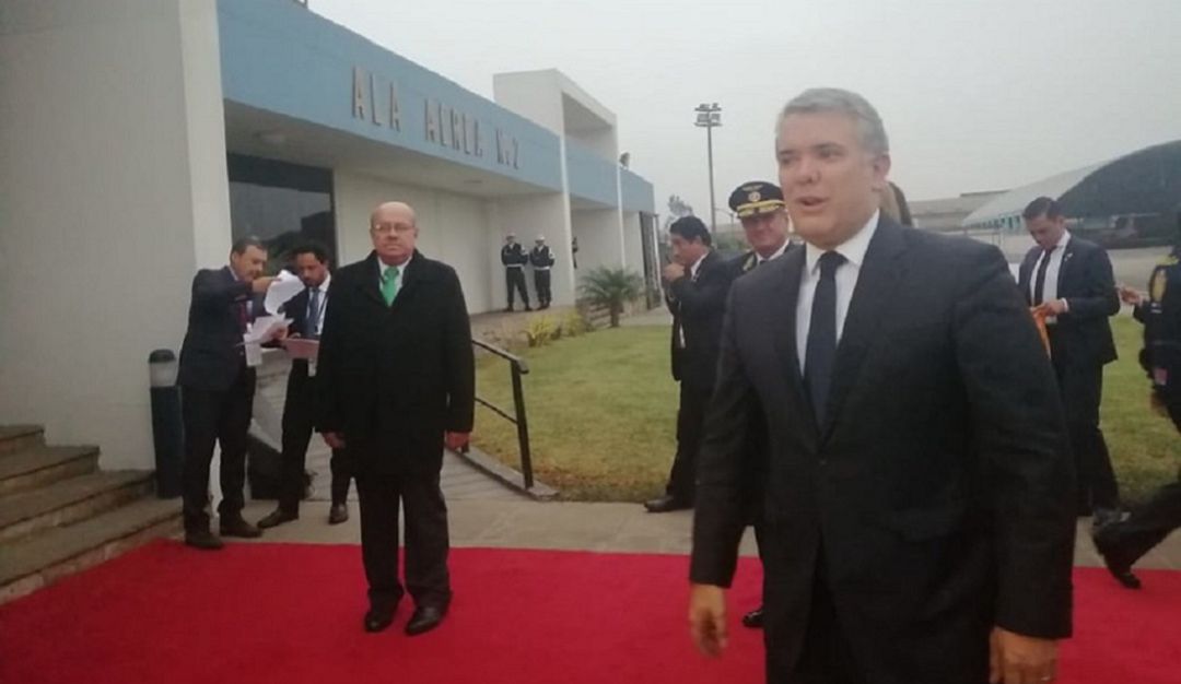 Iván Duque en Perú