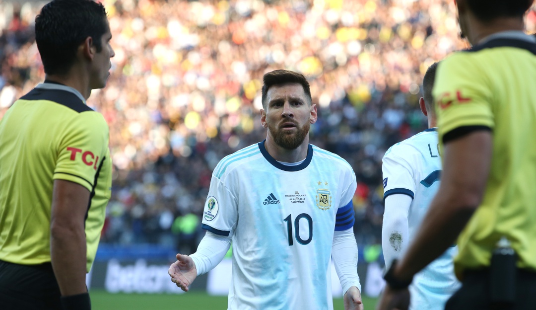 Messi corrupción árbitros final: Messi: "La Copa América está armada para que Brasil sea campeón"