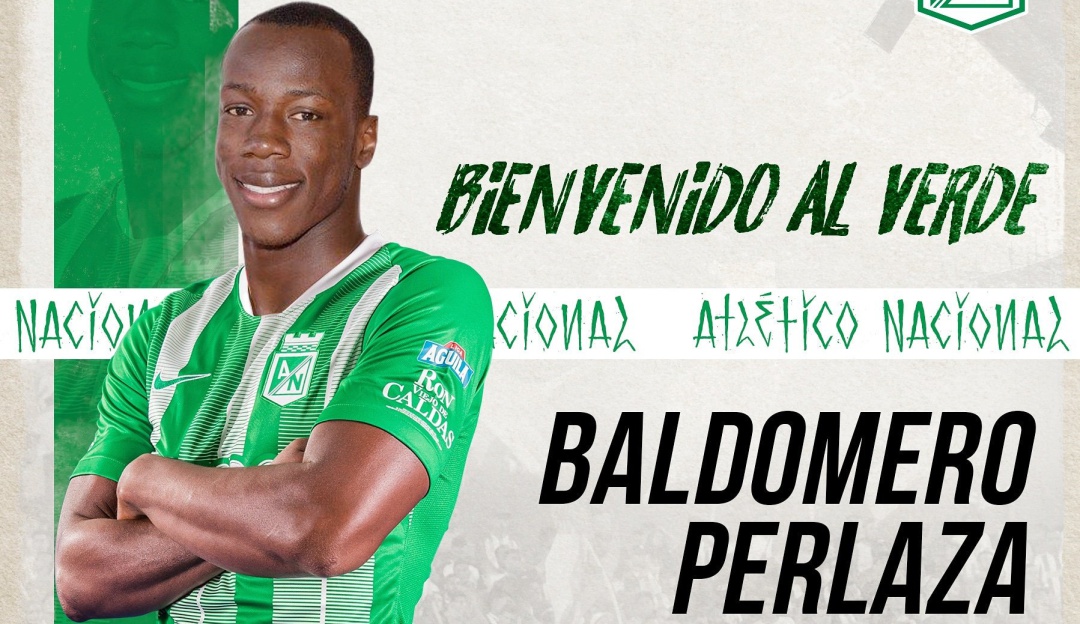 Baldomero Perlaza jugador de Nacional: Nacional oficializó la llegada de Baldomero Perlaza