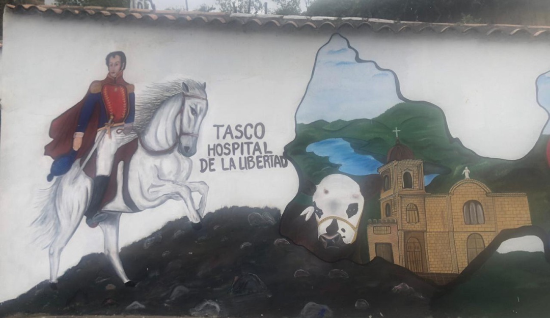 Caminantes de ruta libertadora llega al primer hospital del Ejército Patrio
