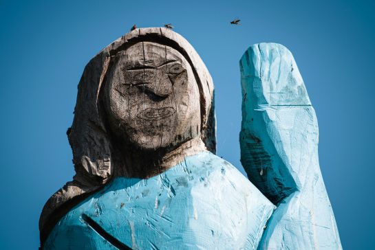 Estatua de Melania Trump Estatua de Melania Trump