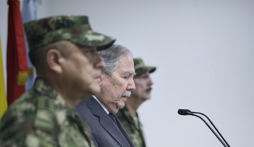 Guillermo Botero, ministo de Defensa.