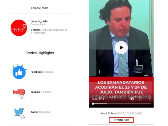 Instagram: Ahora puede descargar historias de Instagram Instagram: Ahora puede descargar historias de Instagram