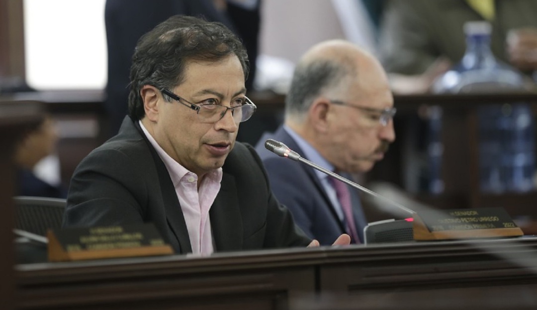 Gustavo Petro, senador por el movimiento Colombia Humana