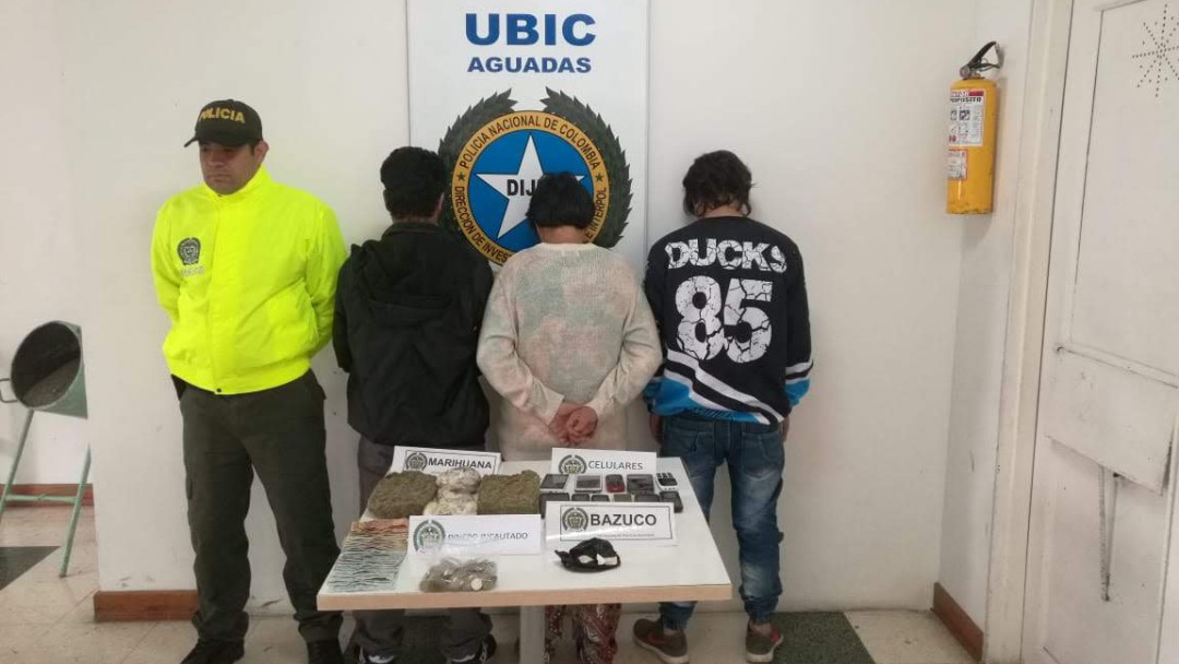 En Pácora capturan a una familia por tráfico de estupefacientes