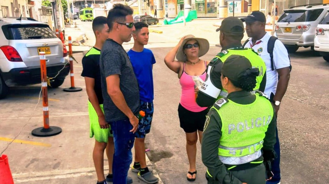 Controles contra la mendicidad en Cartagena no paran