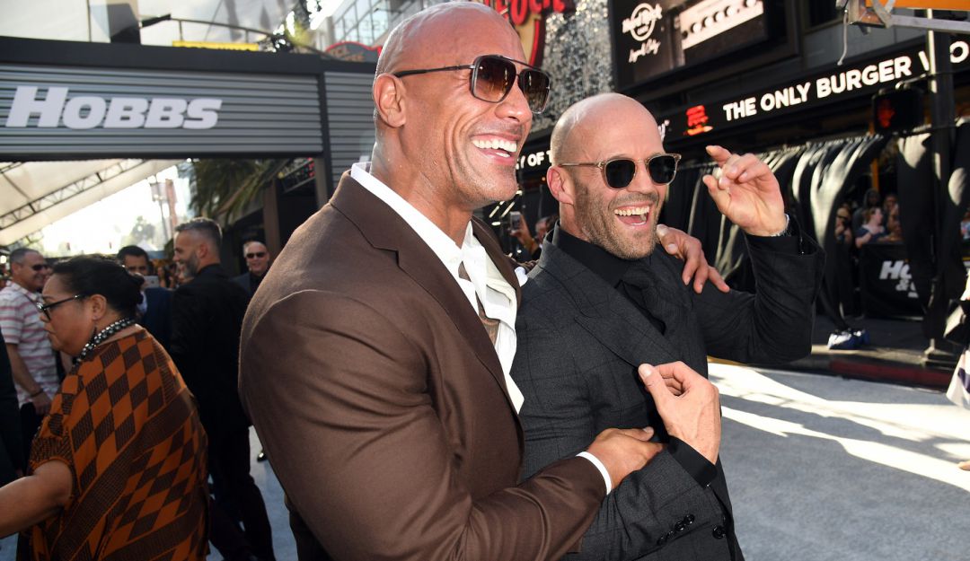 Fast & Furious: 'The Rock', Statham y Elba, un trío letal en el estreno de Fast & Furious