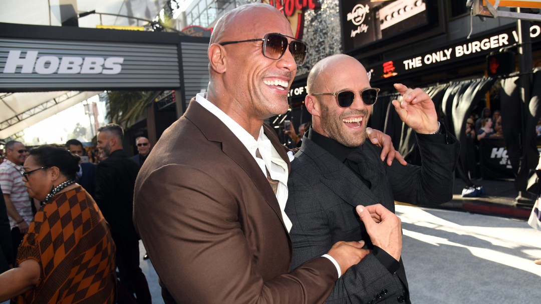 'The Rock', Statham y Elba, un trío letal en el estreno de Fast & Furious