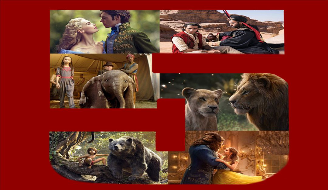 Top 5 de películas sobre las versiones live action de Disney: Top 5 de películas sobre las versiones live action de Disney