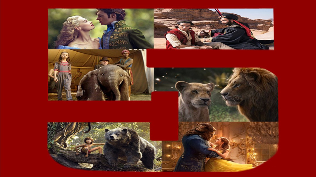 Top 5 de películas sobre las versiones live action de Disney