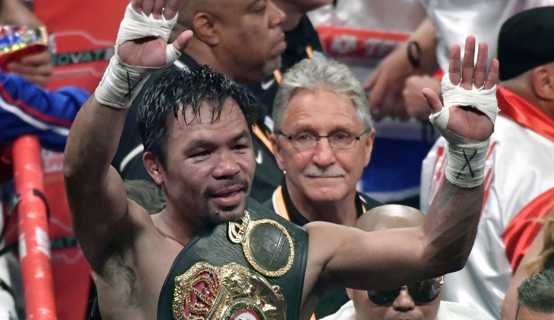 Pacquiao campeón mundial 40 años boxeo: Pacquiao, campeón mundial de peso welter a los 40 años