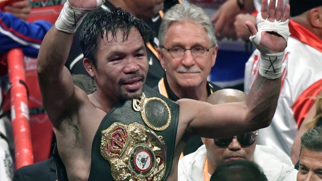Pacquiao, campeón mundial de peso welter a los 40 años
