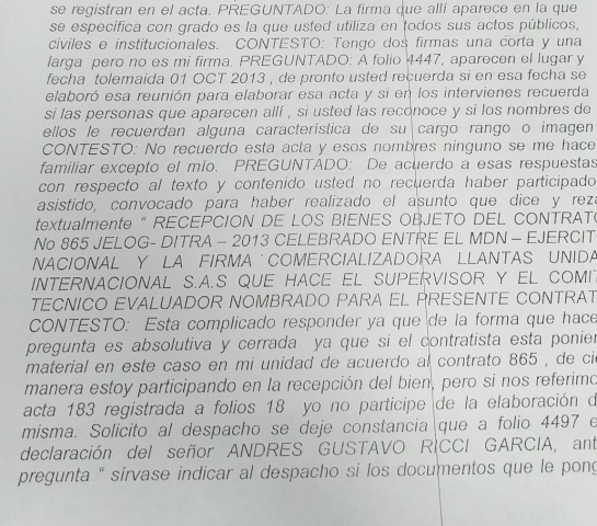 Corrupción en el Ejército: Denuncian omisión del general Martínez para investigar caso de corrupción Corrupción en el Ejército: Denuncian omisión del general Martínez para investigar caso de corrupción