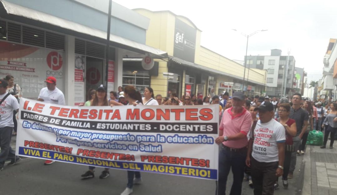 Hoy segundo día del paro de maestros en el eje cafetero