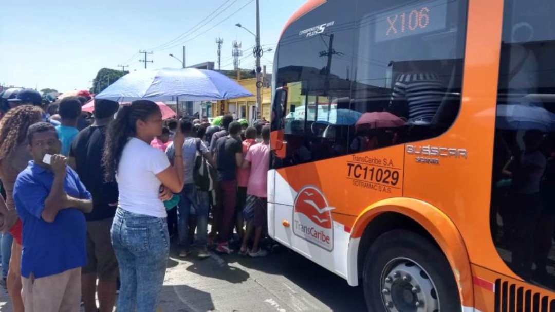 En Cartagena, un hombre fue atropellado por bus de Transcaribe