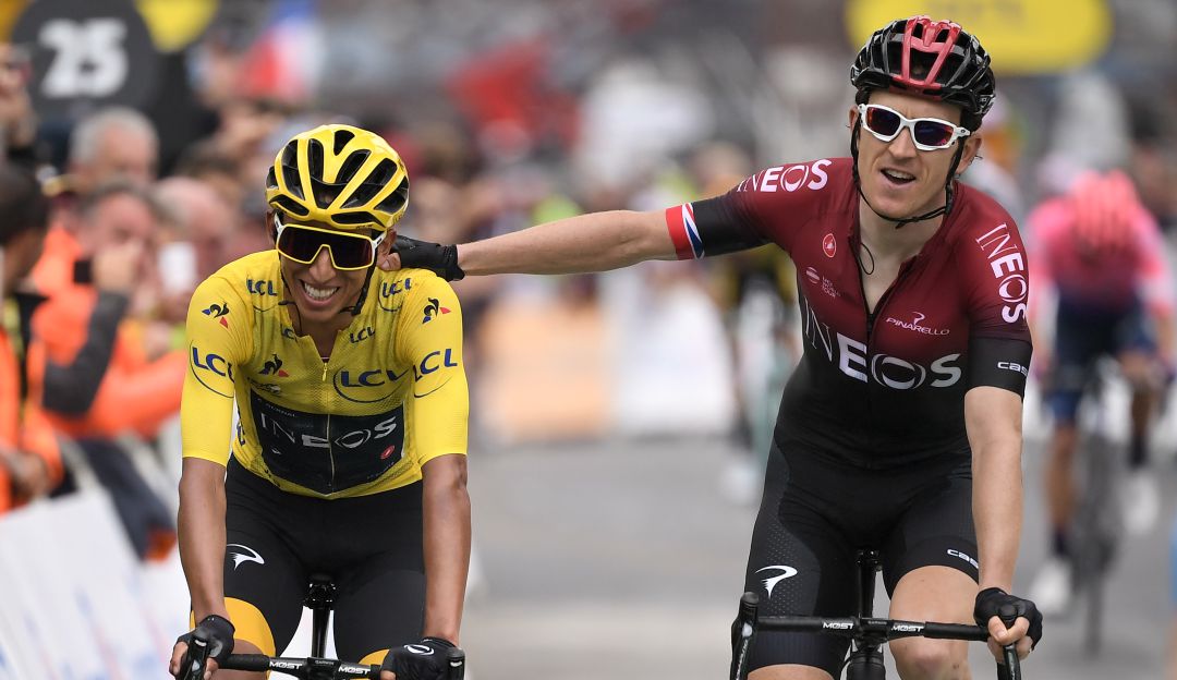 egan bernal tour de francia etapa 20: Egan: "Cuando Thomas me dio la mano, entendí que había ganado el Tour"
