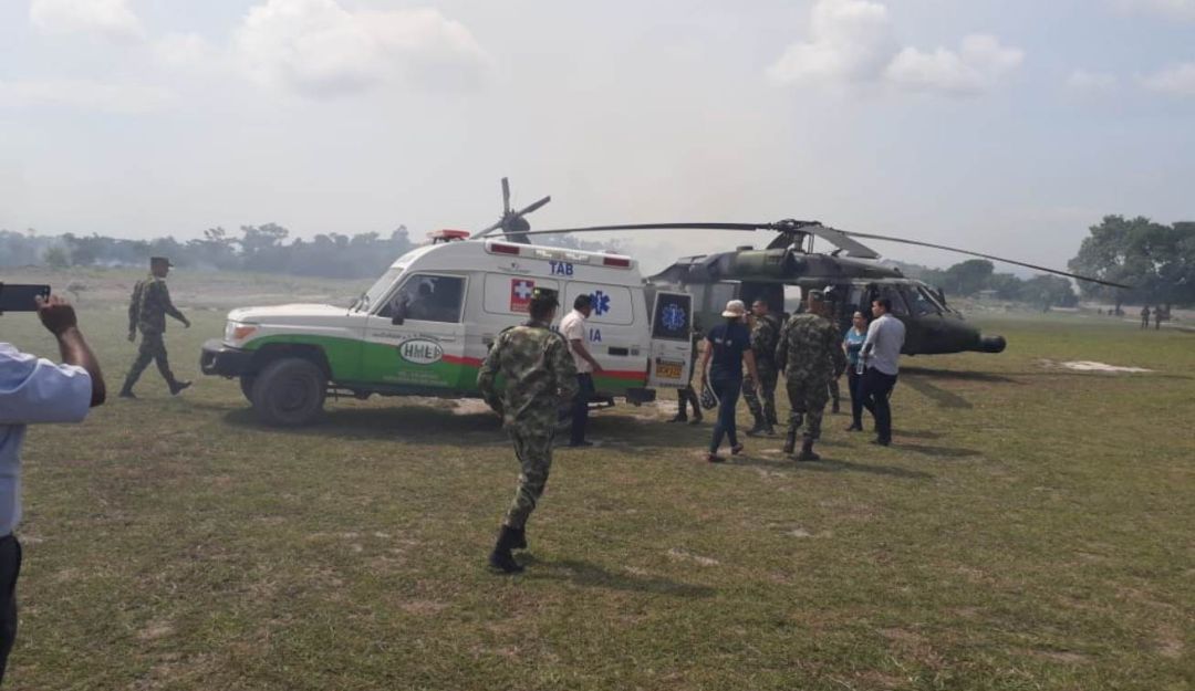 Mina antipersonal sur de Bolívar herido adolescente: Herido adolescente tras pisar una mina antipersonal en el sur de Bolívar