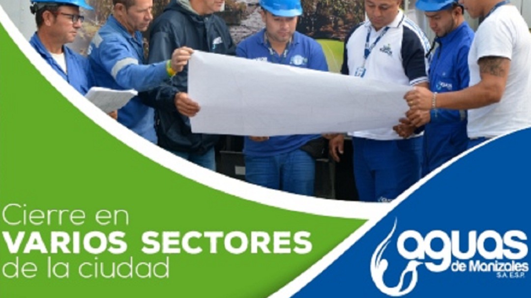 Suspensión de agua en 17 barrios de Manizales