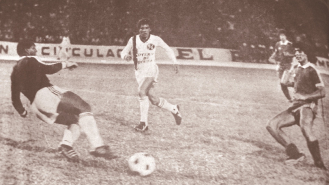 El día que Maradona jugó contra el Cúcuta