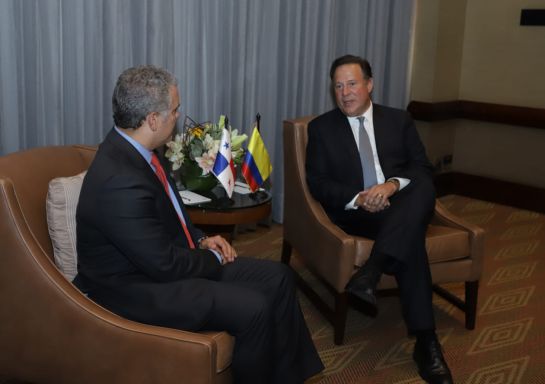 Iván Duque y Presidente de Panamá Iván Duque y Presidente de Panamá