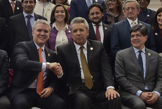 Iván duque y Lenin Moreno Iván duque y Lenin Moreno